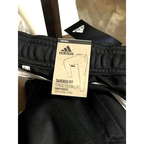 Adidas NWT Tiro Tapered Athletic Black Sweat Pants Size XSmall - Picture 10 of 10